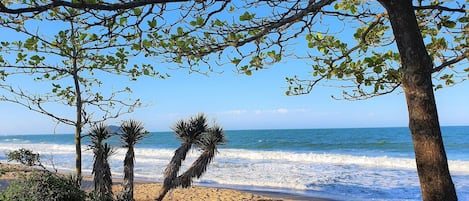 Beach nearby, white sand