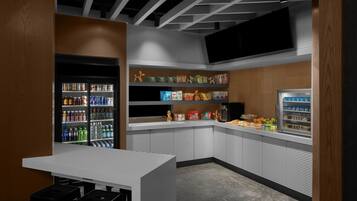 Daily to-go breakfast for a fee