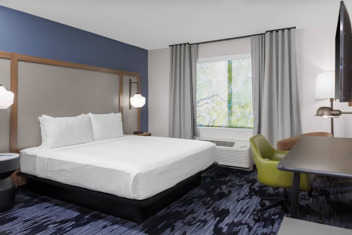 Premium bedding, pillow-top beds, individually decorated, desk