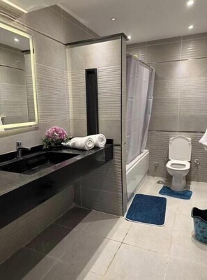 Handdoeken, zeep, toiletpapier