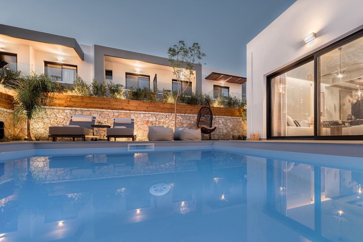 Villa, 3 camere da letto, piscina privata | 2 camere, biancheria da letto di alta qualità, cassaforte in camera