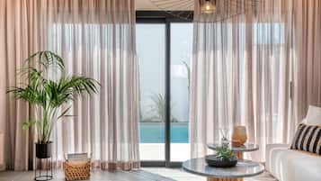 Villa, 3 soverom, privat basseng | Utsikt fra balkong