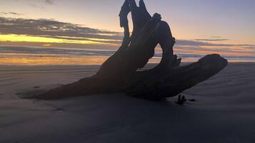 Beach nearby, beach towels