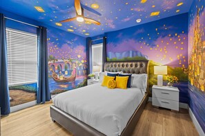6 habitaciones, tabla de planchar con plancha y cuna de viaje 