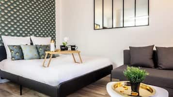 Ferros/tábuas de passar roupa, Wi-Fi de cortesia, roupa de cama