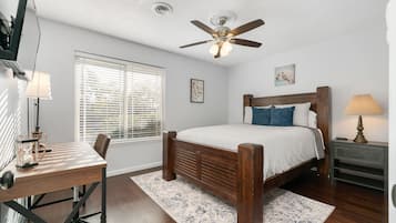 4 dormitorios, escritorio, tabla de planchar con plancha y wifi gratis