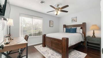 4 habitaciones, escritorio, tabla de planchar con plancha y wifi gratis