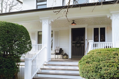 Exterior detail. Oak Park Victorian by FLW Studio