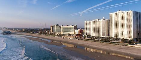 Accommodatie ligt op het strand