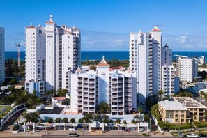 Enjoy stunning ocean views from the comfort of your balcony.