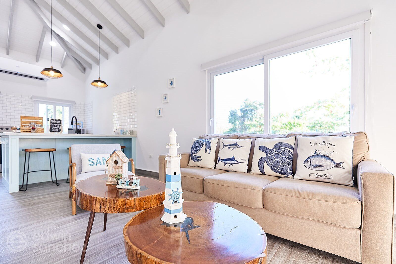 Smart TV, books, stereo