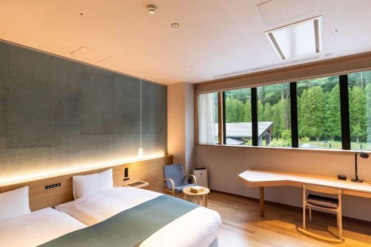 1 quarto, roupas de cama premium, cofres nos quartos
