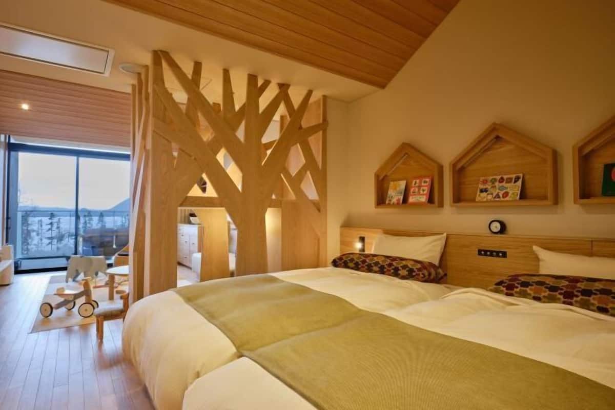 1 quarto, roupas de cama premium, cofres nos quartos