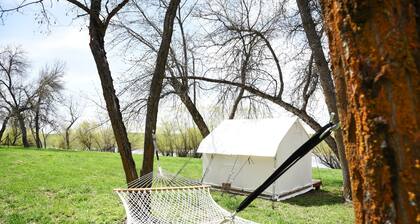 Tent Platform 4 | Pond View Glamping Tent