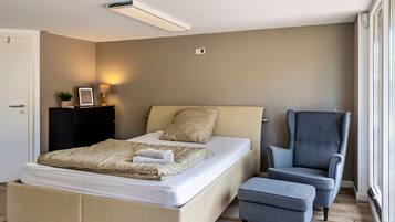 1 quarto, roupa de cama