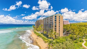 Enjoy beach access and stunning ocean views from this beachfront hotel.