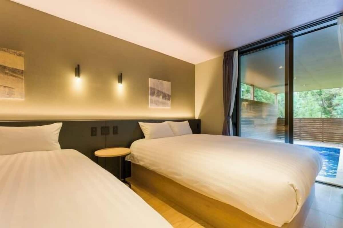 2 bedrooms, blackout curtains, free WiFi, bed sheets