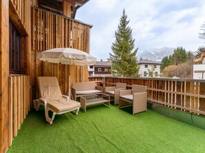 Terrace/patio - Spacious apartment in the Zugspitz Arena (Biberwier)