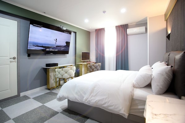 Free WiFi, bed sheets - BaBa Hotel Gimchoen (Gimcheon)