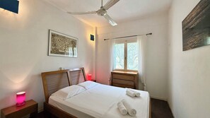 2 bedrooms, travel crib, WiFi, bed sheets