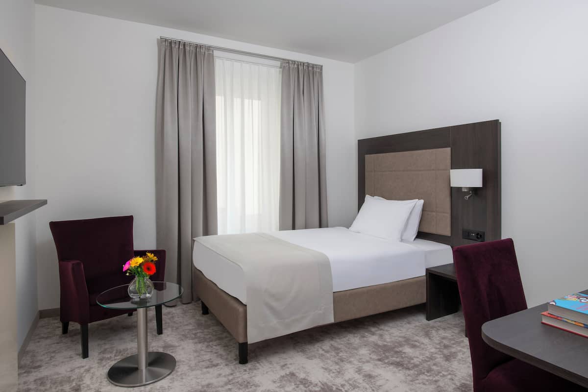 Standard Double Room Single Use, 1 Bedroom | Hypo-allergenic bedding, in-room safe, iron/ironing board, free WiFi