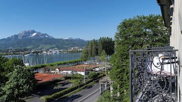 SEESICHT Einzelzimmer | Blick auf die Berge