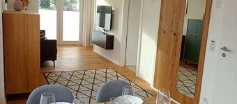 Modern vacation apartment on the outskirts with direct proximity to nature