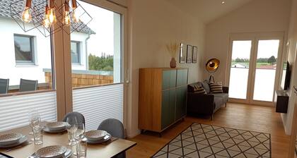Modern vacation apartment on the outskirts with direct proximity to nature
