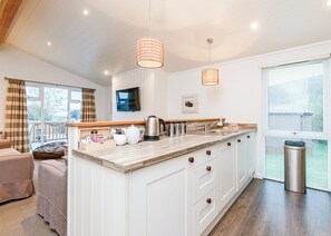 Fridge, oven, stovetop, dishwasher - Glastonbury Lodge Premier (Cheddar)