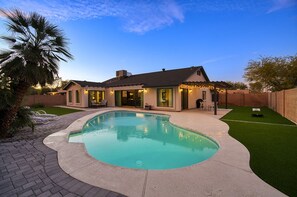 Una piscina climatizada