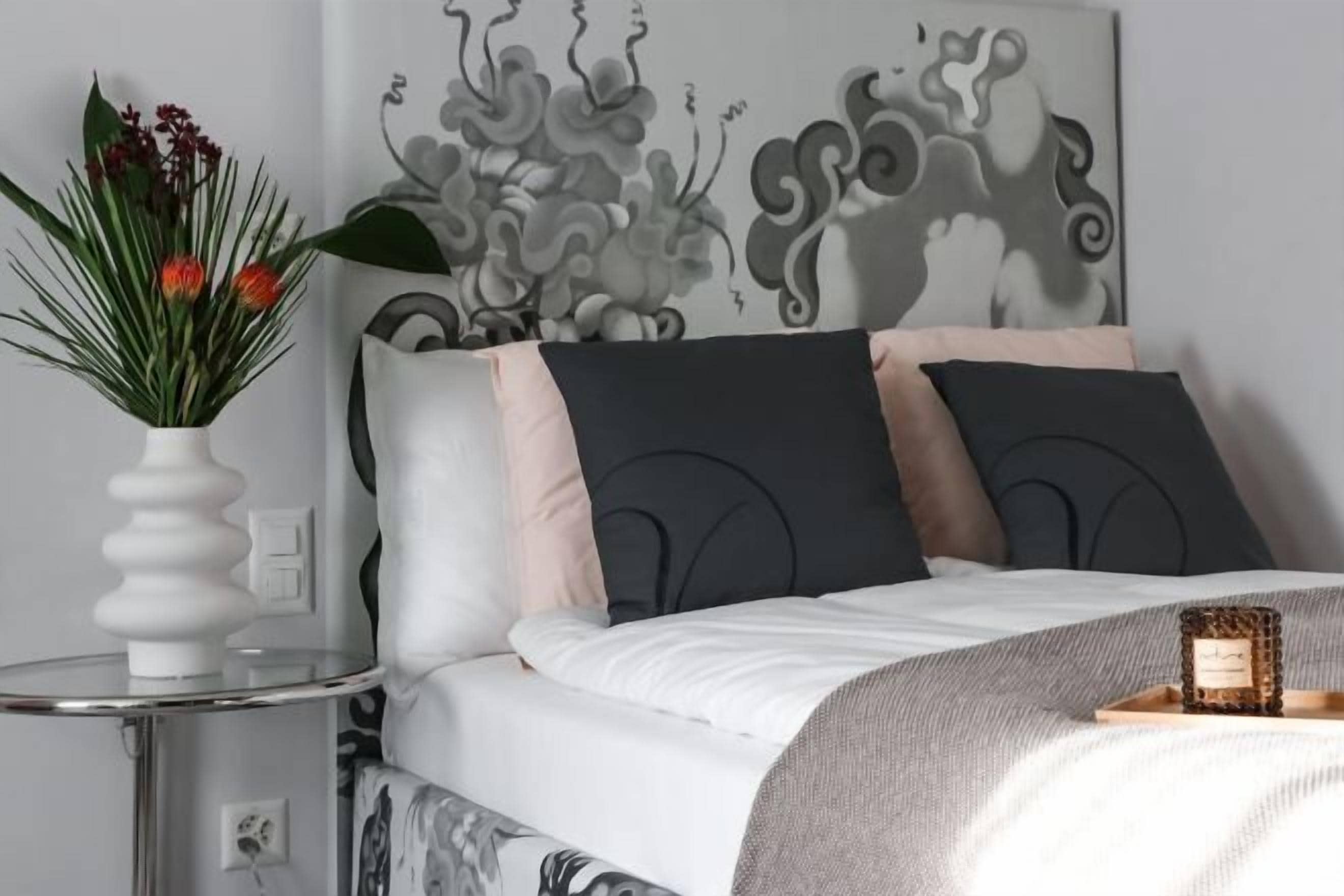 Arbetsyta för laptop, strykjärn/strykbräda, gratis wi-fi och sängkläder