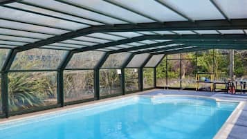 Indoor pool, a heated pool