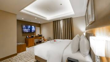 Kahden hengen standard-huone | Egyptinpuuvillaiset lakanat, ylelliset vuodevaatteet