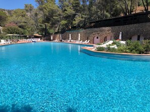 Outdoor pool - "Il Belvedere" Cannelle beach Argentario - Tuscany (Monte Argentario)