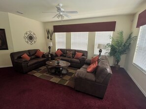 Smart TV, DVD player, table football