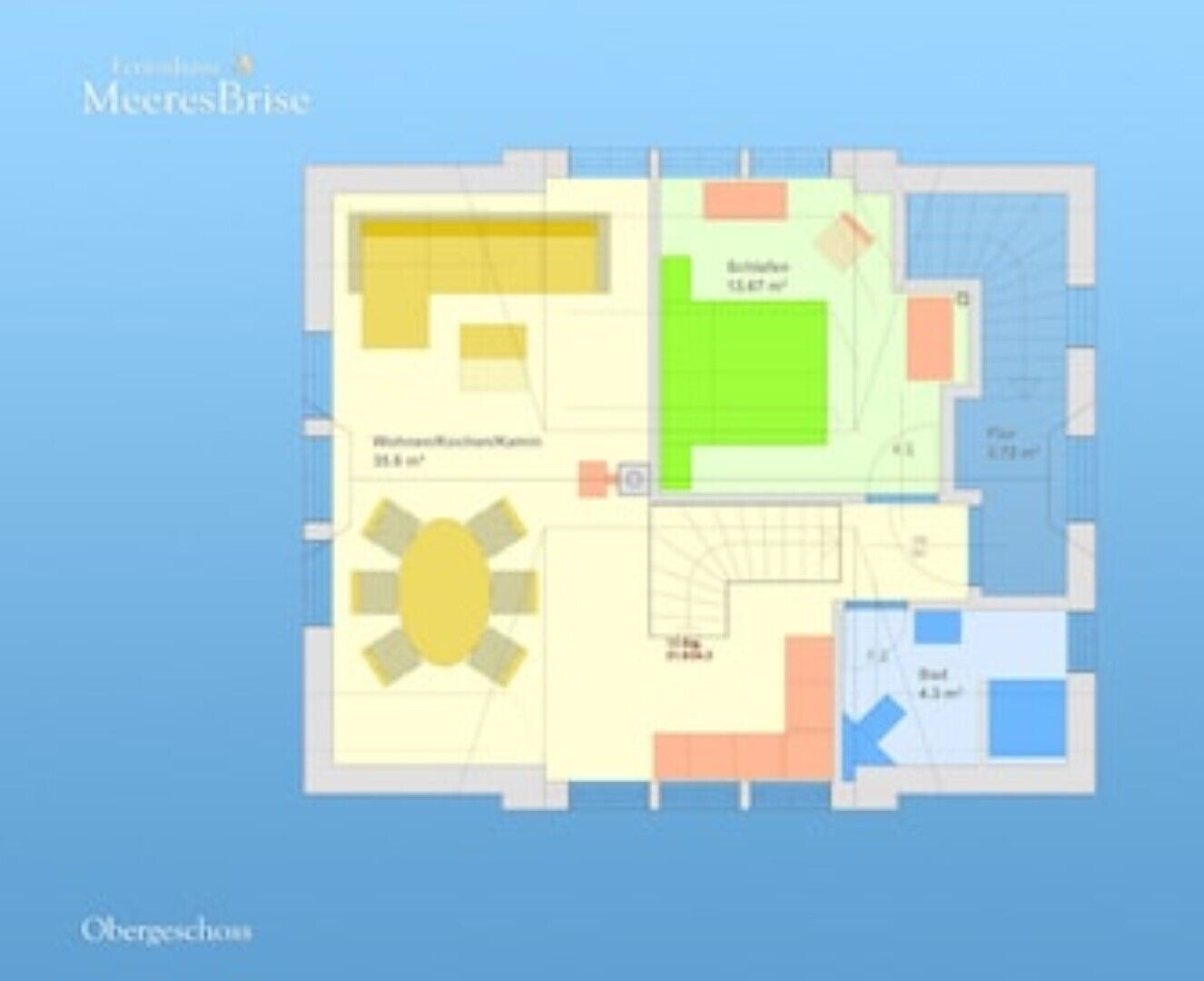A floor plan of a hotel with a central courtyard, multiple rooms, and a swimming pool.