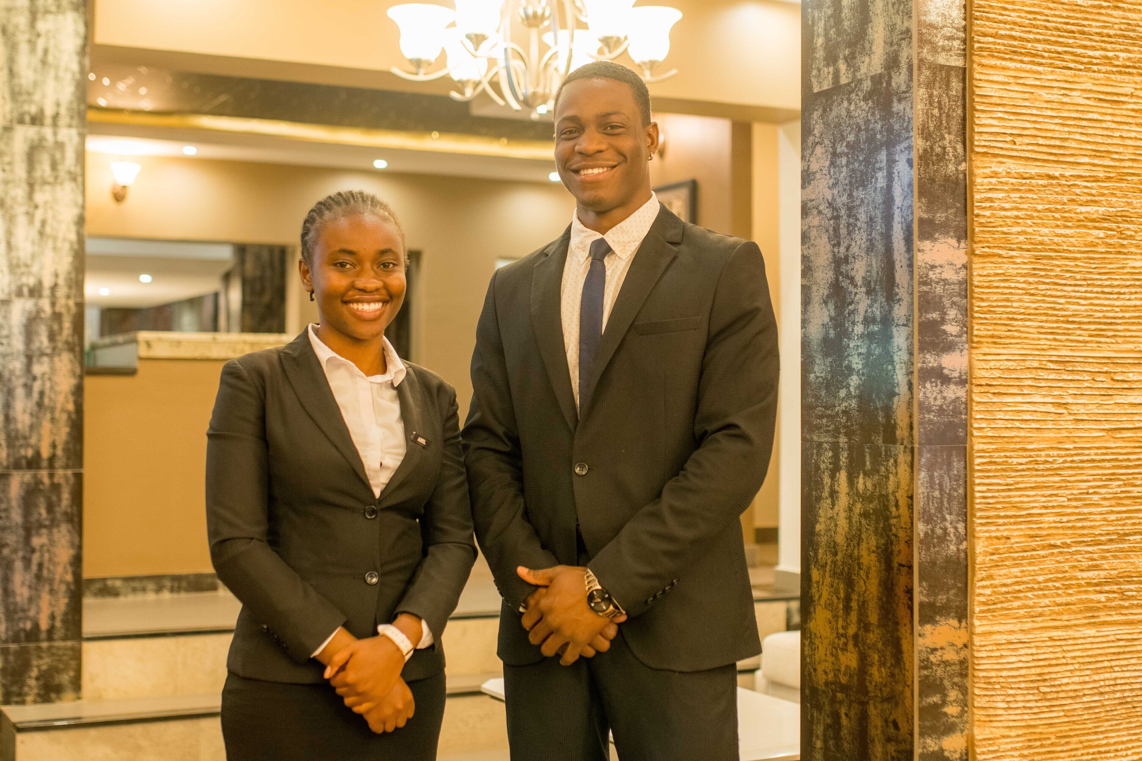 Sala de estar en el lobby