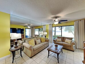 TV - Edgewater Villa #2003 | Golf Villa, Tram to Beach + Resort Amenities (Panama City Beach)