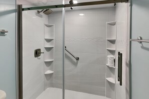 Hair dryer, towels