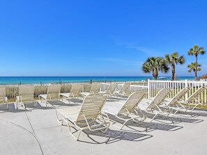 Terrace/patio - Long Beach II #503 | Gulf-Front Views! (Panama City Beach)