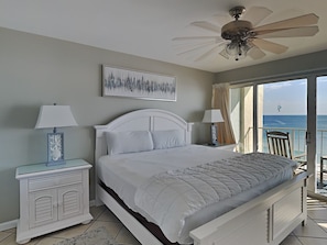 1 bedroom, iron/ironing board, WiFi, bed sheets - Long Beach II #705 | Gulf-Front Views! (Panama City Beach)