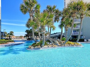 Pool - Long Beach II #705 | Gulf-Front Views! (Panama City Beach)