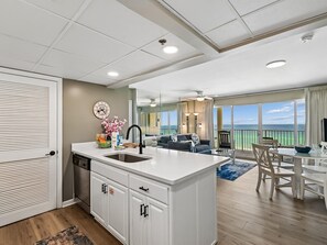 Kitchen - Long Beach II #705 | Gulf-Front Views! (Panama City Beach)