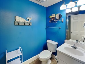 Hair dryer, towels