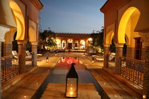Outdoor pool - Magnificent Luxury Riad - 700 M² (700 sq. ft.) (DOUAR BOU AZZA)