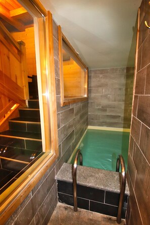 Indoor pool, a heated pool