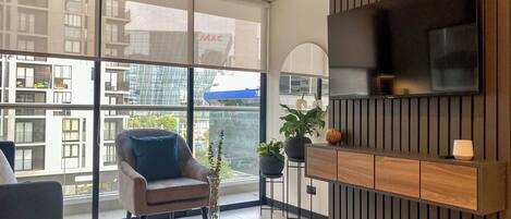 TV, streaming services, offices