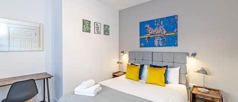 1 Schlafzimmer, Bügeleisen/Bügelbrett, kostenloses WLAN, Bettwäsche