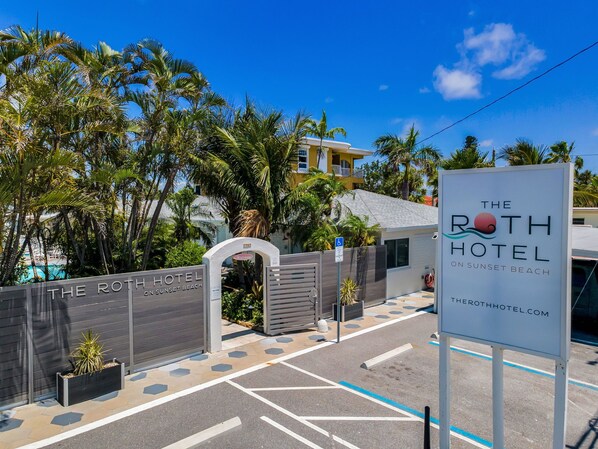 Voorkant van accommodatie