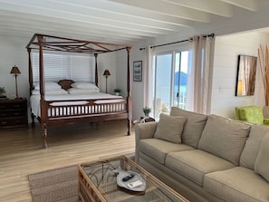 Premier Studio Suite, 1 King Bed, Balcony, Ocean View | Individually decorated, individually furnished, free WiFi - Island View Guesthouse (St. Thomas)